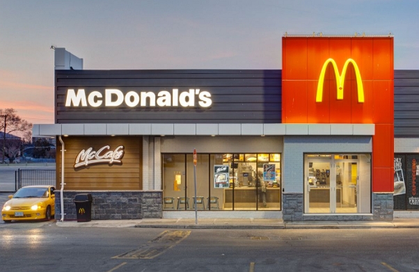 McDonald's store front view