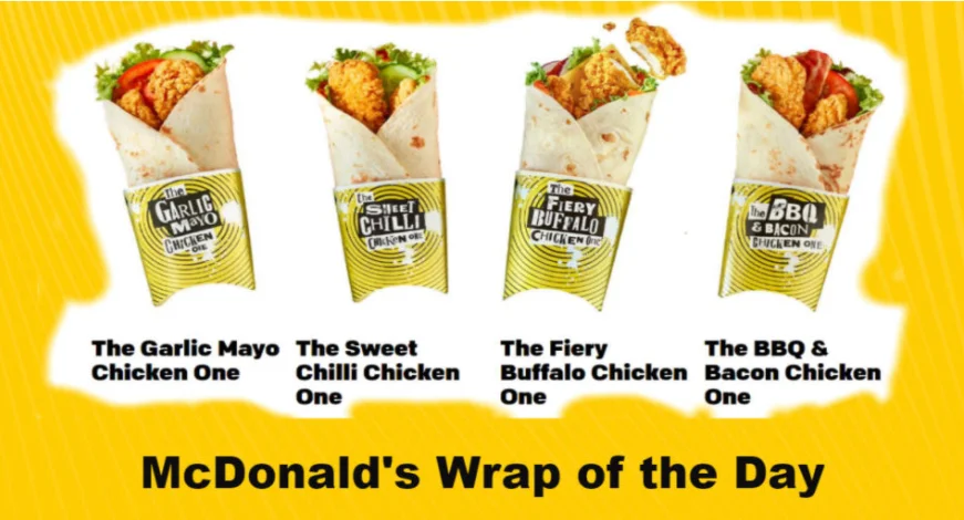 McDonald's Wrap of the day