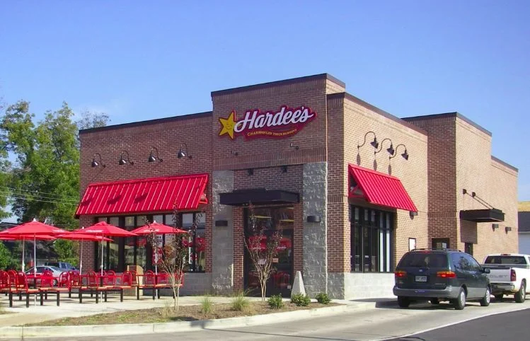 Hardee's restaurant outside