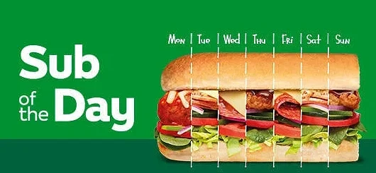 Subway Sub Of The Day